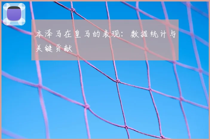 本泽马在皇马的表现:数据统计与关键贡献